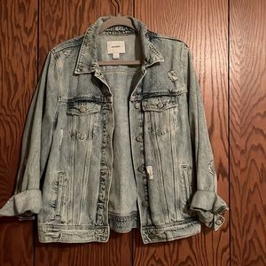 Faded retro jean jacket
